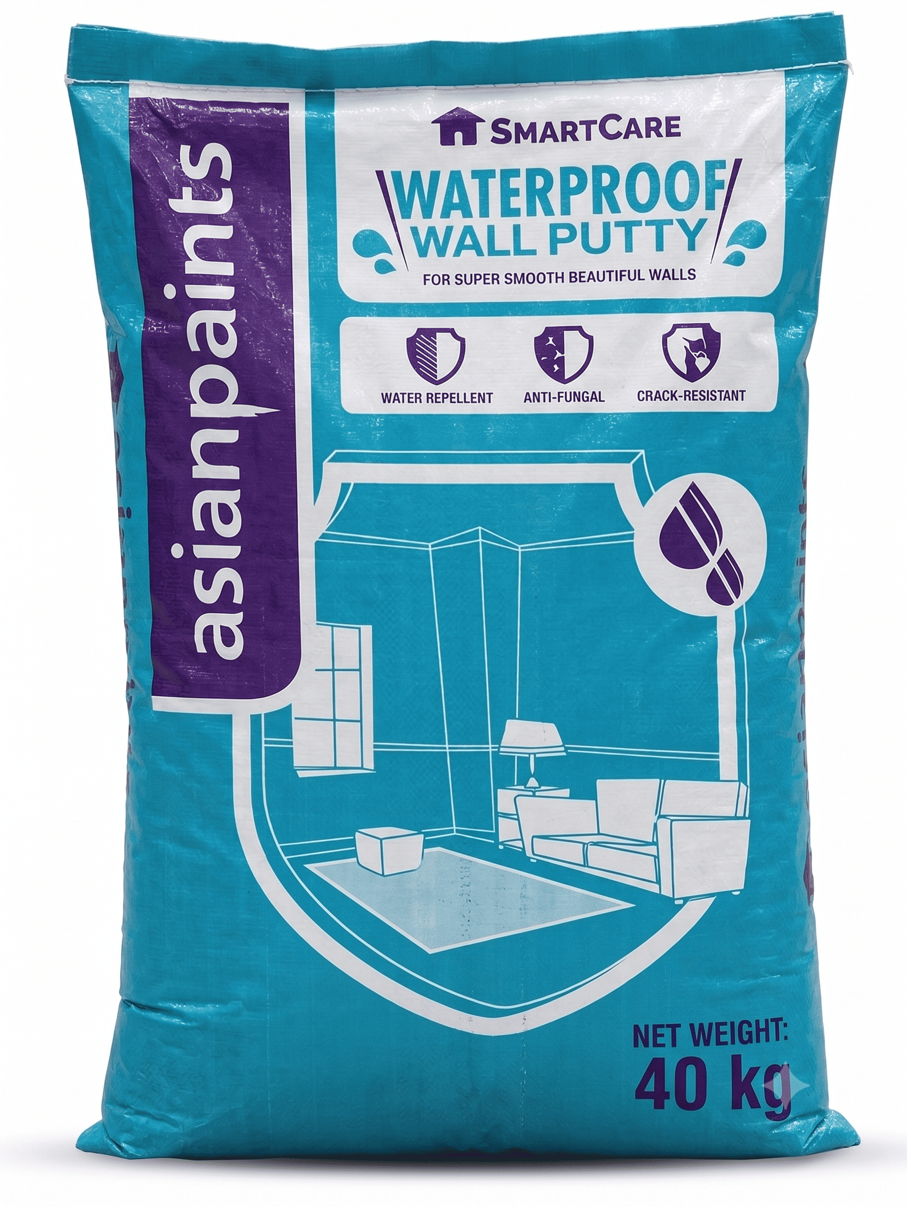 Asianpaints Water Proof Putty 40kg